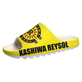 Футбольные слиперы Kashiwa Reysol на мягкой подошве, домашние сабо, Водонепроницаемая обувь по индивидуальному заказу, Мужские Женские сандалии для подростков.